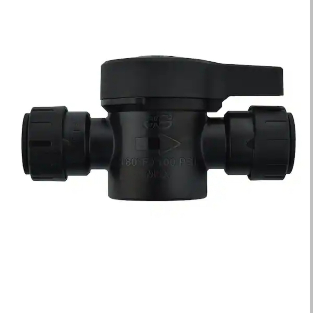 ProLock 3/4 in. Push-to-Connect Plastic Shut Off Valve